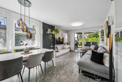 **Neuwertige 4-Zimmer-Wohnung mit sonniger Terrasse, 3 Stp. und Hobbyraum**