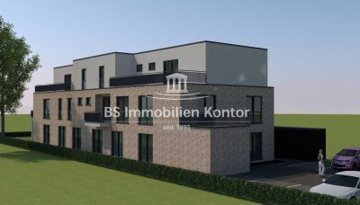 Rhauderfehn! Neubau EG-Wohnung Nr. 4 mit Balkon u. Stellplatz in zentraler Wohnlage!