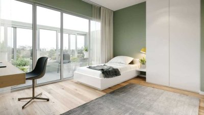 Renditestarke Kapitalanlage! Modernes Dachterrassen-Apartment für Studenten am Top-Standort Würzburg