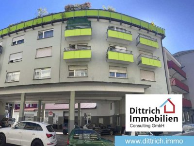 2-Zi.-ETW und 1-Zi.-ETW, über den Dächern von Pforzheim, ab sofort frei
