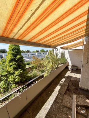 Erstbezug nach Renovierung - helle Zwei-Zimmer-Wohnung mit Dachterrasse und Schwimmbadnutzung