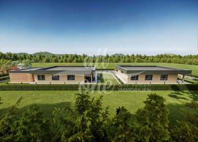 Zwei *NEUBAU* Bungalows auf einem Gesamtgrundstück (belagsfertig) – in Rosegg bei Velden