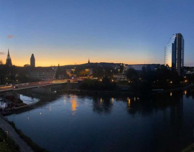 Wohnen mit Aussicht: 3,5-Zi.-Whg. mit einzigartigem Blick auf Donau+Münster