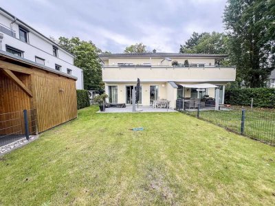 Helle Wohnung mit eigenem Garten!