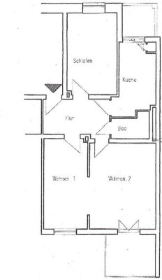 2-Zimmer Wohnung in zentraler Lage