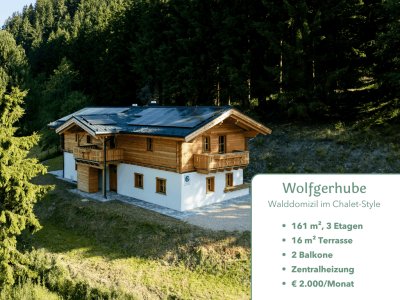 Modernes Walddomizil im Chalet-Style in einzigartiger Alleinlage.