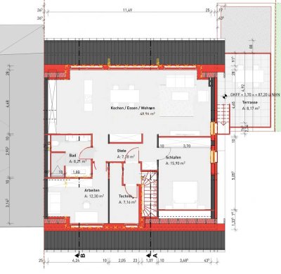 Stilvoll wohnen mit Blick ins Grüne – großzügige 3-Zimmer-Wohnung in Hoffnungsthal