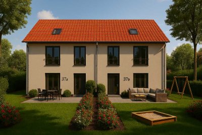 Großzügige Neubau Doppelhaushälfte mit Garten