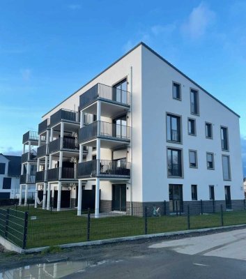 Erstbezug Neubau 2-Zimmer-Wohnung mit Terrasse und Einbauküche