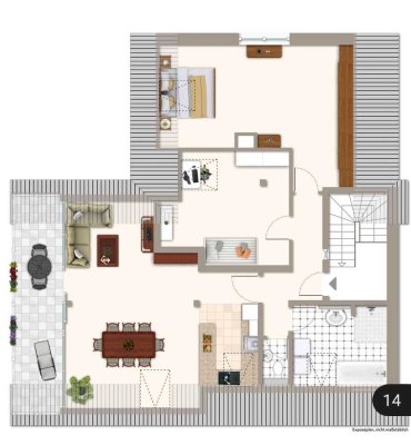 Helle 3-Zimmer-Wohnung mit Balkon und EBK in Paderborn-Wewer
