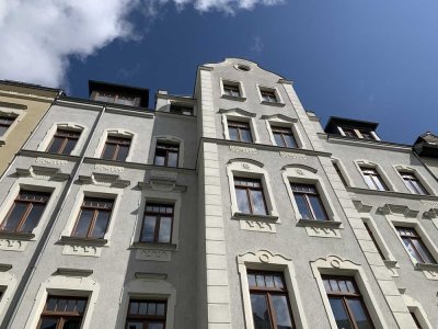 Schöne ruhige 4 Raum Wohnung auf dem Kaßberg mit EBK, großer Balkon, Blick in grünen Hof