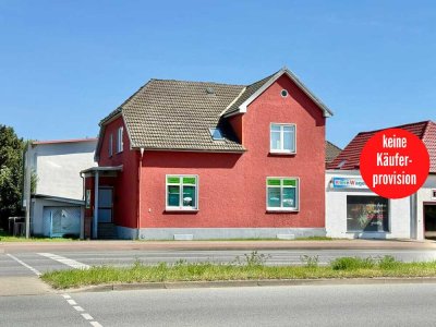 HORN IMMOBILIEN++ Neubrandenburg, Wohnhaus in der Nähe vom Stadtzentrum, mit Keller und Stellplatz -