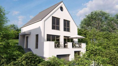 NEUBAU: Zeitlose Architekten-Villa über drei Ebenen mit hochwertiger Ausstattung