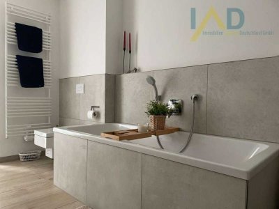 Helle moderne 4-Zimmer Neubauwohnung in schöner Wohngegend mit Terasse und Garten