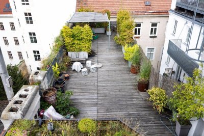 Wunderschöne 4-Zimmer DG-Wohnung mit 2 Terrassen | Garage optional mietbar | Klimaanlage | Nähe Augarten/Taborstraße