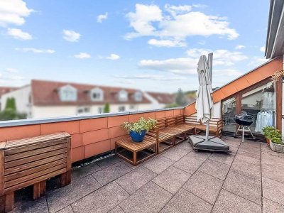 Helle 3-Zimmer-Dachgeschosswohnung mit großer Terrasse in Böblingen