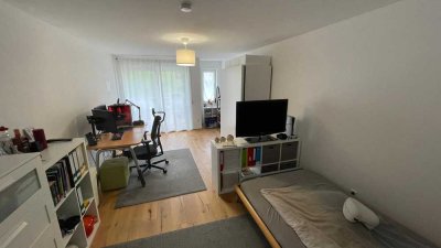Gepflegte Wohnung mit einem Zimmer sowie Balkon und Einbauküche in Pforzheim
