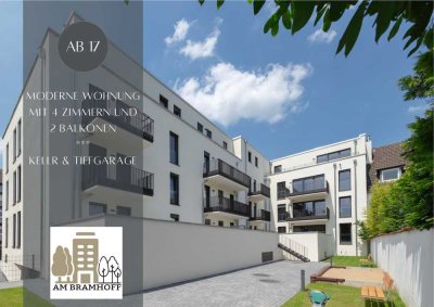 komfortable vier Zimmerwohnung mit zwei Balkonen