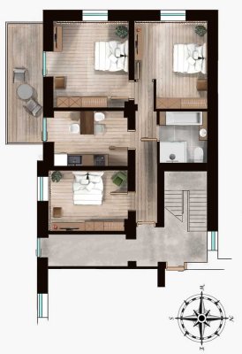 Helle 3-Zimmer Wohnung mit Balkon in Würzburg