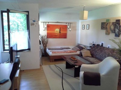 1-Zimmer Erdgeschosswohnung in Maintal mit Gartenmitbenutzung