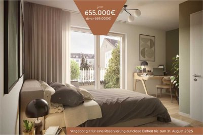 AKTIONSPREIS: 3-Zimmer-Terrassenwohnung mit eignem Gartenanteil und optimaler Südausrichtung