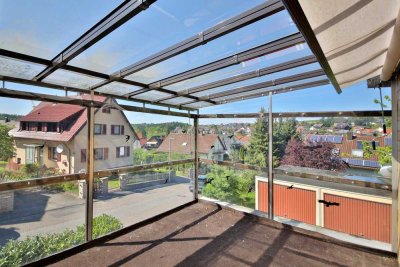 Gestaltungschance: 2-Familienhaus in Gräfenhausen mit Wintergarten, Garagen und großem Grundstück