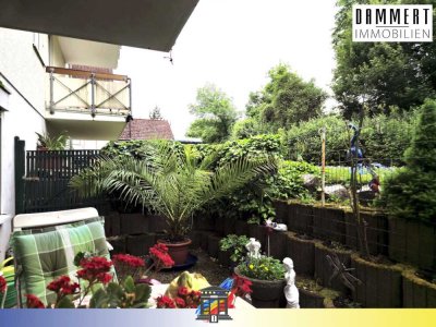 Gepflegte Zweizimmer-Souterrainwohnung mit Terrasse und Gartenzugang