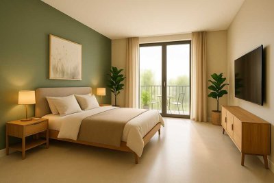 Eberswalde: ERSTBEZUG im LUXUS Neubau: 1-Zi mit 21 m² und Balkon ab 2026 BEZUGSBEREIT