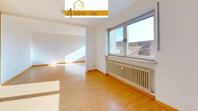 Lichtdurchflutete und geräumige 3 Zimmer-Wohnung sofort frei