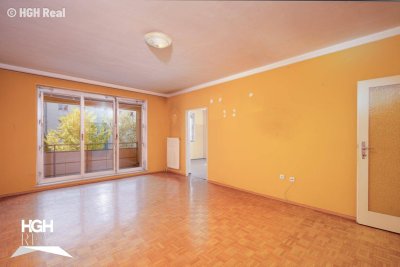 1220 Wien Helle 2-Zimmer Wohnung mit hofseitiger Loggia im 2. Liftstock Nähe U1 mit Potenzial für 3 Zimmer