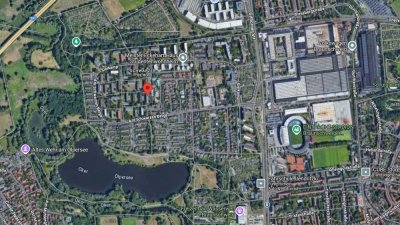 Helle 3-Zimmerwohnung im Hochparterre mit Balkon nahe Ölper See