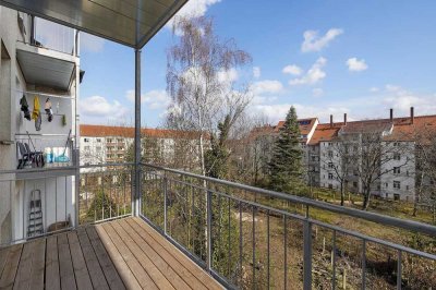 3-Zi. WHG + Balkon + Aufzug+Garten