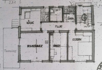 3,5-Zimmer-Wohnung mit Terrasse in Illerkirchberg an 2 Personen nur an Nichtrauer