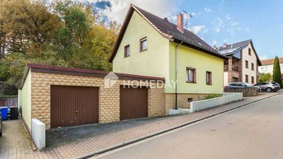 Zwei Balkone, großer Garten, Doppelgarage: Ihr Familiendomizil in Contwig