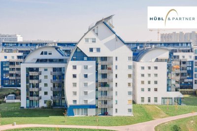 Helle 3-Zimmer-Wohnung | U1 Kagran | Loggia | Swimmingpool, Sauna, Fitnessraum