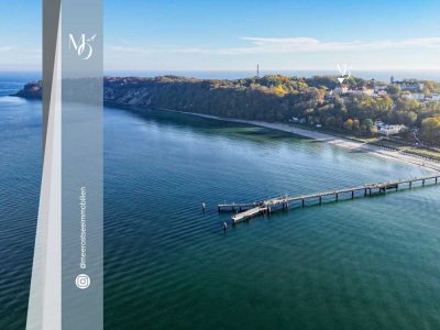 MEERBLICK seitl. // Strandnahe Wohnung (5 Min. Fußweg) // Seebad Göhren // 3 Zimmer // Garage