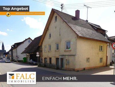 Rohdiamant mit Potenzial: Sanierungsbedürftige Doppelhaushälfte - FALC Immobilien Heilbronn