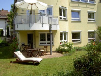 Schöne, helle 3-Zimmer-Wohnung mit sonnigem Süd-West-Garten im Dachswald zum Wohlfühlen