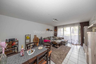 **BEZUGSFREI ab 01.12.2025** Charmante 2-Zimmer-Wohnung mit Balkon in Rheinnähe / plus TG-Stellplatz