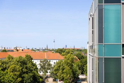 PENTHOUSE Gotlindestraße: 222qm Wfl. mit Galerie, 6 Zimmer, 3 Bäder, 5,70m Deckenhöhe, 4 Stellplätze