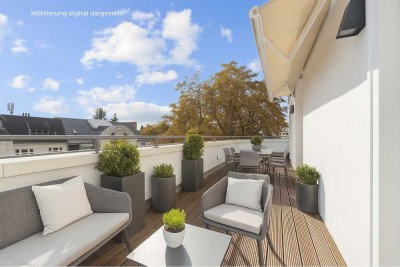 Stilvolles Penthouse mit zwei Terrassen  –   
Ihr Platz an der Sonne