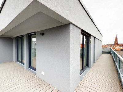 Ganz oben: Lichtdurchflutete Penthousewohnung im DUO Living