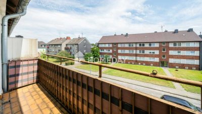 Sofort frei! Ideal geschnittene 2-Zimmer-Wohnung mit Balkon und Tageslichtbad