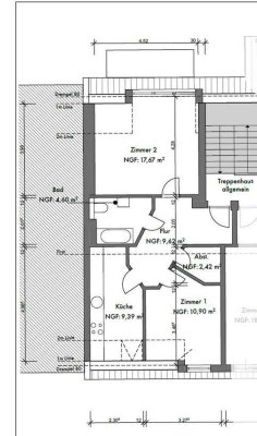 Leerstand ab 01.11.2025 - 2-Zi-Dachgeschosswohnung in Erfurt