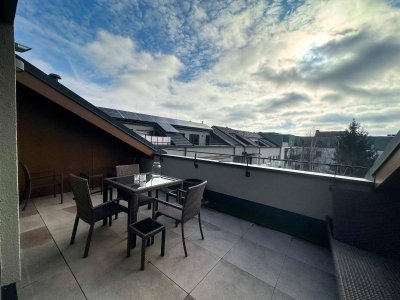 Exklusive Maisonette-Wohnung in Eggenberg mit Dachterrasse, Balkon, Parkplatz und Kellerabteil...!
