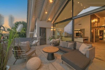 Luxus-Penthouse mit Panorama-Weitblick - und weitgehend autarker Energieversorgung