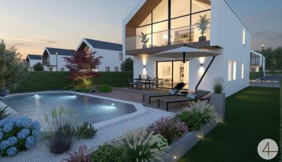 Wohnen wie im Urlaub - Stilvolles Einfamilienhaus im modernen Chalet-Stil