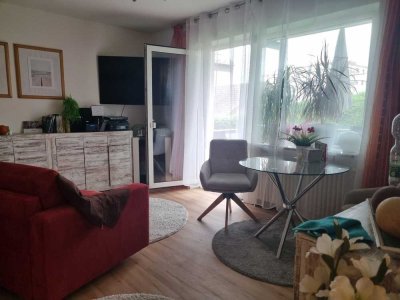 Stillvolle, voll renovierte möblierte 1,5 Zimmer Wohnung Hochparterre-Seenähe