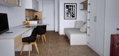 Stilvolle 1-Raum-Wohnung mit gehobener Innenausstattung in Mainz