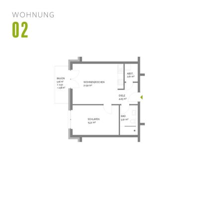 NEUBAU Trier-Olewig - Effizienzhaus 55 - Wohnung 02